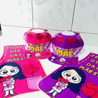 Boné e avental dia das mães