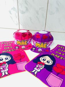 Avental e boné Dia das Mães