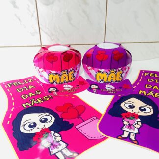 Avental e boné Dia das Mães