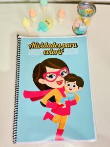 Apostila de colorir para o dia das mães