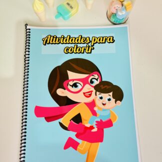 Apostila de colorir para o dia das mães