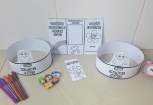 Flipbook e viseira mães