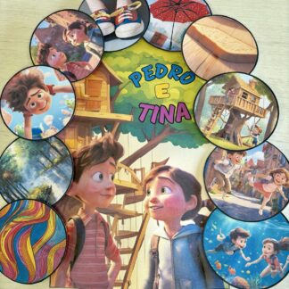 Luva de História Pedro e Tina