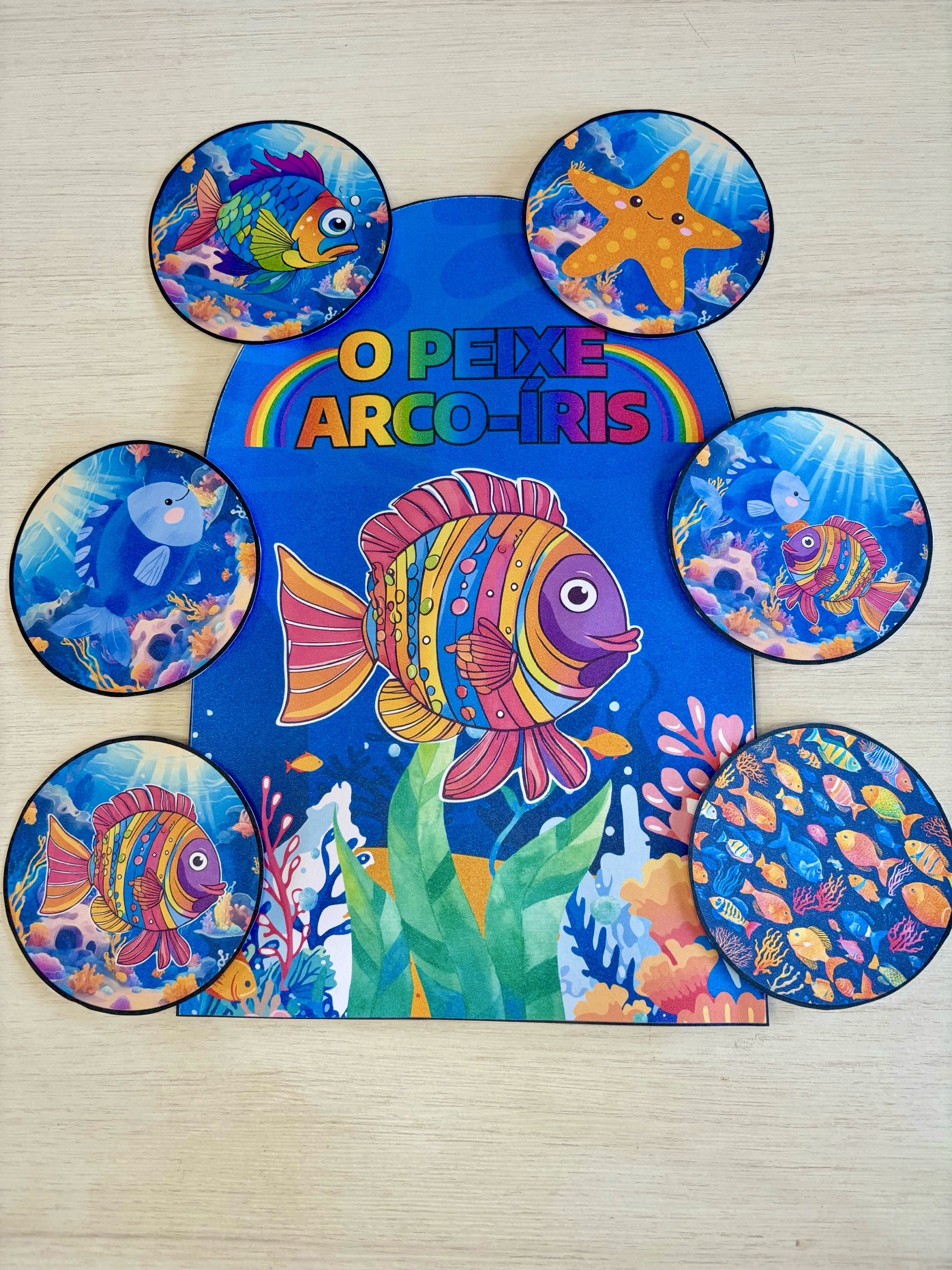 🐠✨ Historinha – O Peixe Arco-Íris