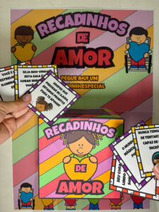 Dinâmica Recadinhos de amor