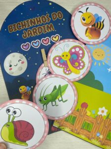 Luva de História – Bichinhos de Jardim 🐞🦋🐛🌼