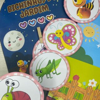 Luva de História - Bichinhos de Jardim 🐞🦋🐛🌼