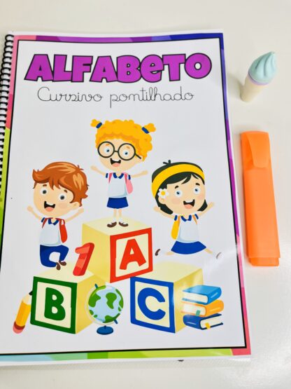 Alfabeto Cursivo Pontilhado