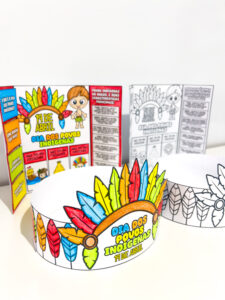 Lapbook + Coroa Dia dos Povos Indígenas