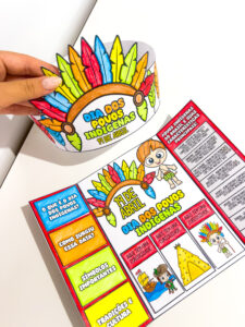 Lapbook + Coroa Povos Originários