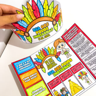 Lapbook + Coroa Povos Originários