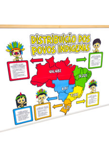 Painel Distribuição Povos Indígenas no Brasil