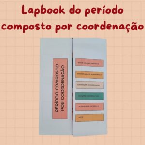 Lapbook do período composto por coordenação