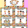 Quadro da rotina infantil