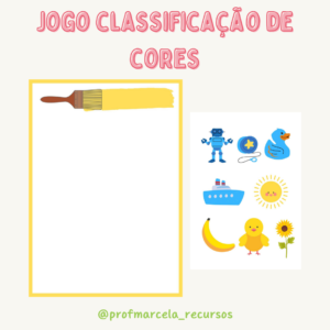Jogo classificação de cores