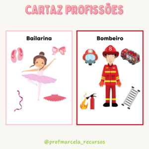 Cartaz profissões