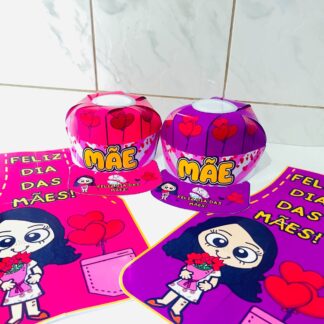 Boné + Avental para dia das Mães