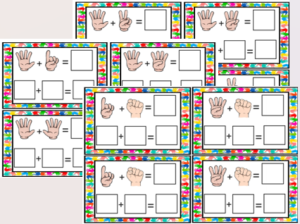 cálculos com as mãozinhas