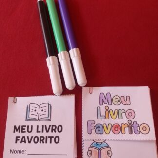 Livrinho para colorir- Dia do livro