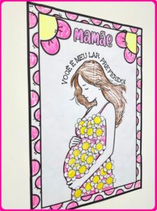 Cartaz colaborativo mãe