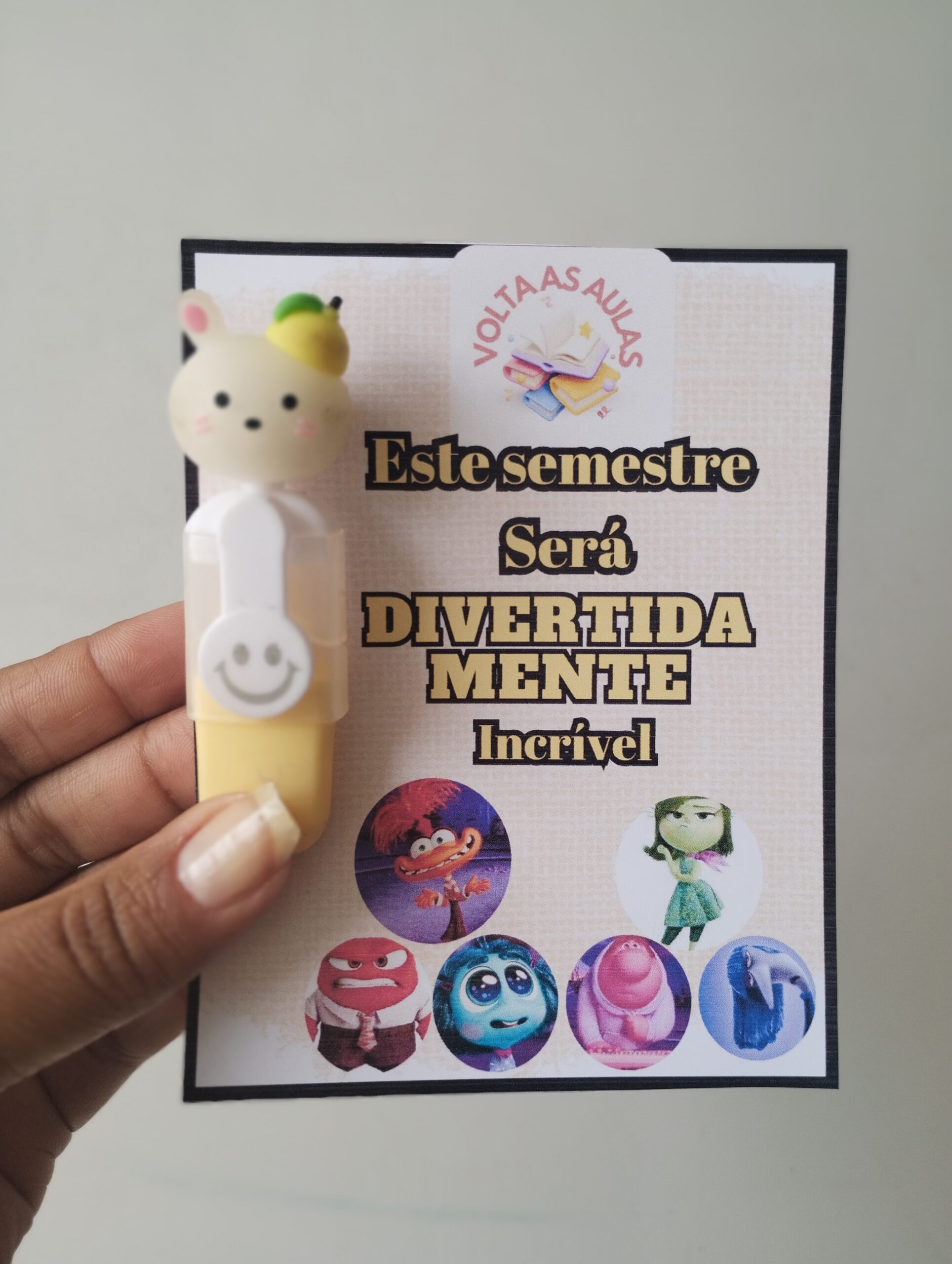 Cartão Volta as Aulas Divertidamente
