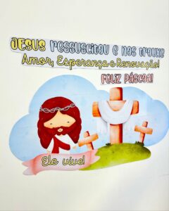 Painel páscoa cristã