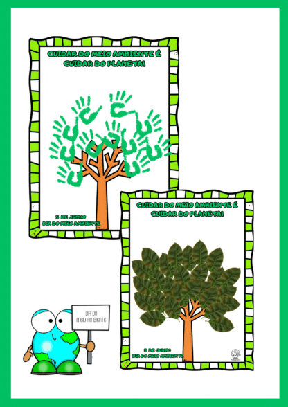 Cartaz de atividade dia do meio ambiente