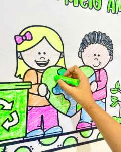 Cartaz Colorir – Dia do Meio Ambiente