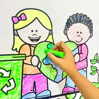 Cartaz Colorir - Dia do Meio Ambiente