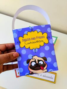 Sacola das Frases – Letra Cursiva