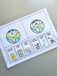 🌍 Atividade Mundinho Feliz e Triste 🥰😔 – Educação Ambiental para Imprimir | Dia do Meio Ambiente