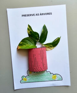 Preserve as árvores