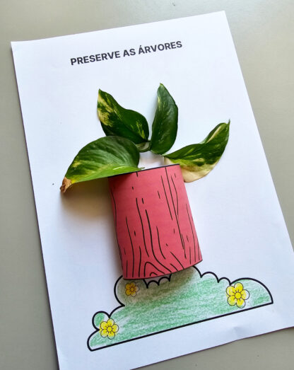 Atividade Meio Ambiente: Preserve as árvores