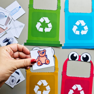 Atividade Meio Ambiente: Lata de reciclagem