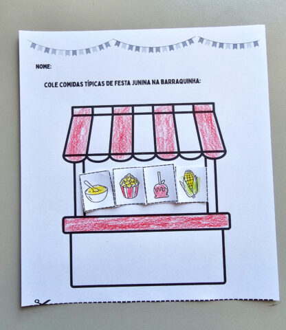 Atividade Barraca de doces típicos