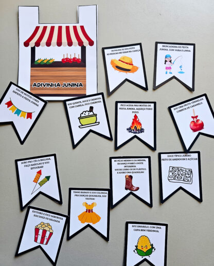 🎭 Adivinha Junino – Atividade de Festa Junina com Charadas para Educação Infantil e Anos Iniciais 