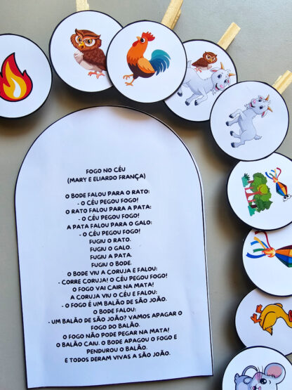 🔥 Luva de História Junina “Fogo no Céu” — Contação de História para Educação Infantil 📖🎉 - Image 2
