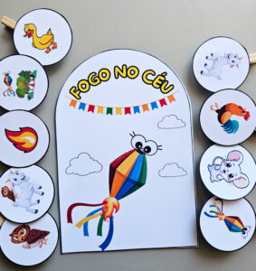 🔥 Luva de História Junina “Fogo no Céu” — Contação de História para Educação Infantil 📖🎉