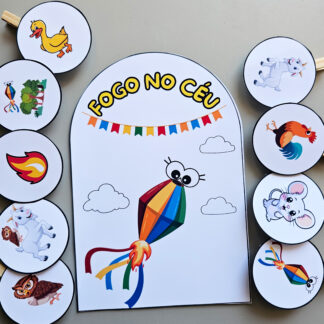 🔥 Luva de História Junina “Fogo no Céu” — Contação de História para Educação Infantil 📖🎉