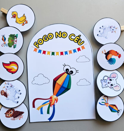 🔥 Luva de História Junina “Fogo no Céu” — Contação de História para Educação Infantil 📖🎉