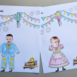 🎭 Atividade Personagens da Festa Junina com Foto ou Desenho 🧒👧🎉