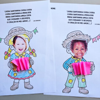 🎊👒 Atividade “Roupa Junina” – Educação Infantil