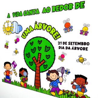 🌳 Kit Dia da Árvore 🌳 para trabalhar o tema com turmas da Educação Infantil e séries iniciais do Ensino Fundamental.