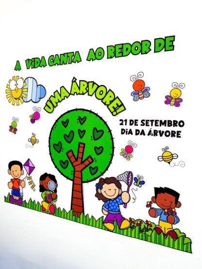 🌳 Kit Dia da Árvore 🌳 para trabalhar o tema com turmas da Educação Infantil e séries iniciais do Ensino Fundamental.