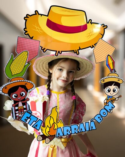🎉 Decoração para Bambolê - Tema Festa Junina 🎈