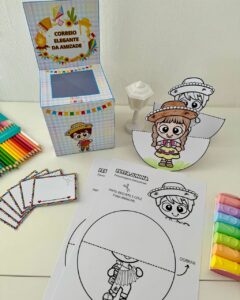 💌 Arquivo Correio Elegante da Amizade ✉️| Festa Junina