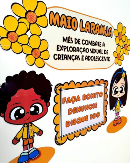 🧡 Painel Maio Laranja - Tema: Combate ao Abuso e Exploração Sexual de Crianças e Adolescentes - Image 2