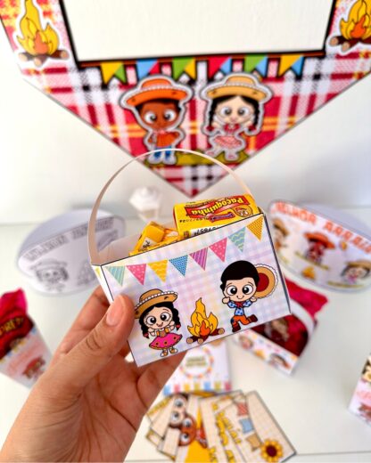 🎉 Kit Festa Junina  | Lembrancinha, Moldura para Fotos, Lembrancinhas, Convite - Image 7