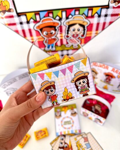 🎉 Kit Festa Junina  | Lembrancinha, Moldura para Fotos, Lembrancinhas, Convite - Image 4
