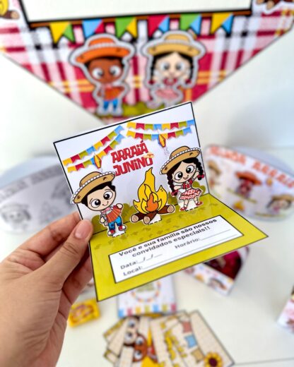 🎉 Kit Festa Junina  | Lembrancinha, Moldura para Fotos, Lembrancinhas, Convite - Image 2